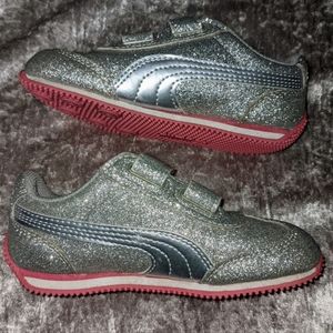 Silver Puma Sneakers